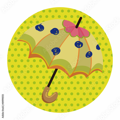 Umbrella theme elemets vector,eps