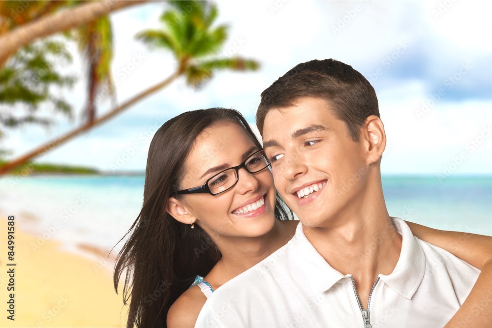 Obraz premium Black, Couple, Teenager.