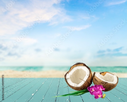 Coconut, Tropical Climate, Flower.