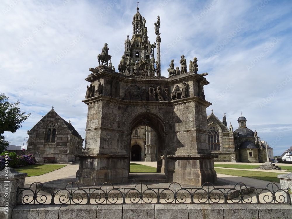 Enclos paroissial de Saint-Thégonnec - Bretagne.