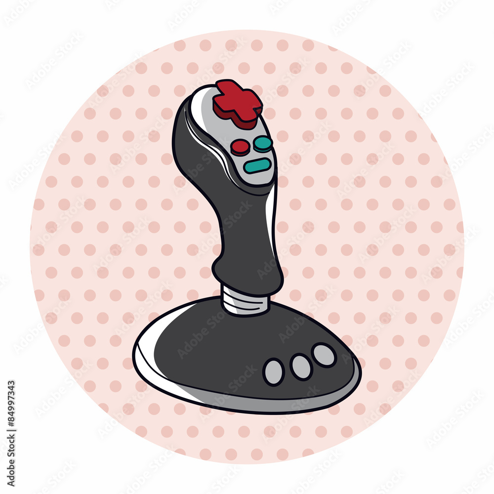 Computer-related equipment joysticks theme elements Computer-related equipment joysticks theme elements