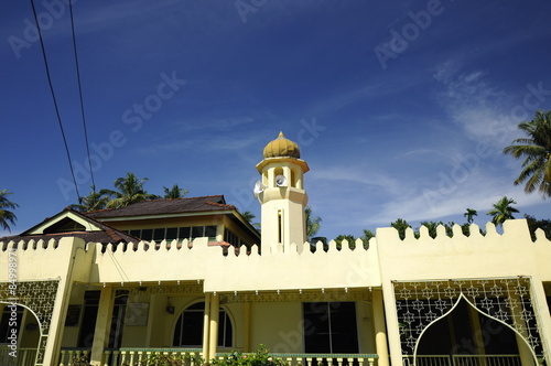 The new Mosque of Pengkalan Kakap in Merbok, Kedah photo