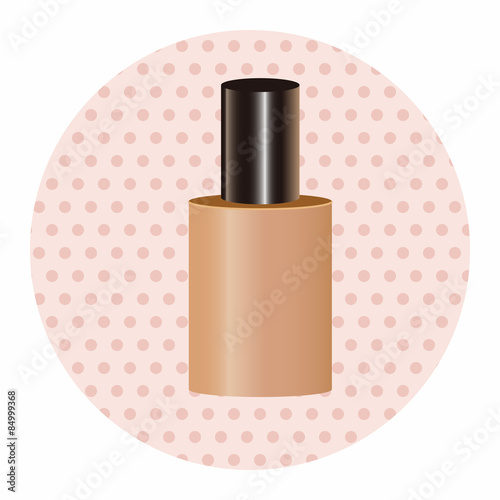 cosmetics foundation theme elements vector,eps