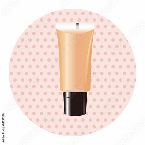 cosmetics foundation theme elements vector,eps