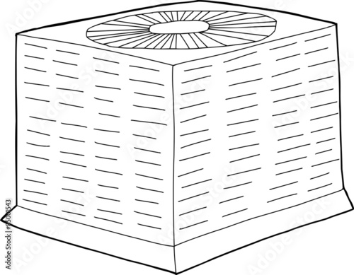 Outlined Air Conditioner
