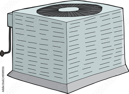 Isolated Metal AC Unit