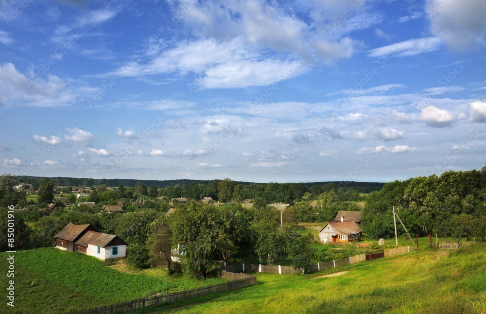 village at summer