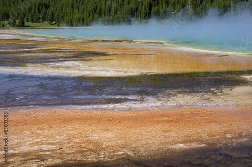 Grand Prismatic Spring Runoff Channels