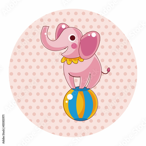 circus animal theme elements vector,eps