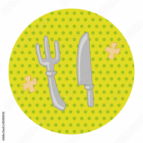 tableware theme elements vector,eps