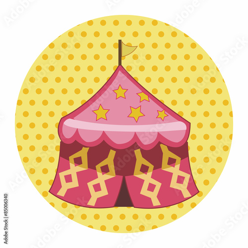 circus tent theme elements vector,eps