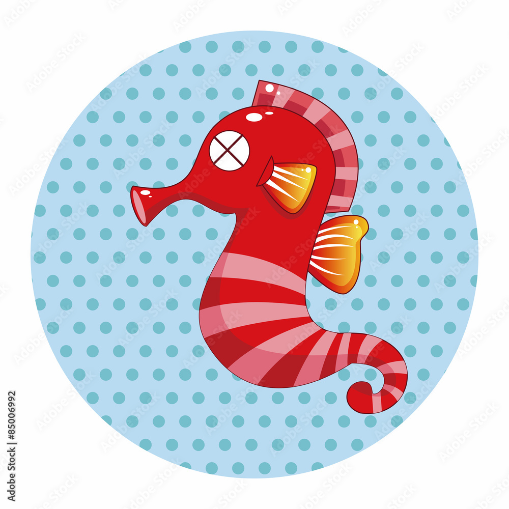 Hippocampus theme elements vector,eps Hippocampus theme elements vector,eps