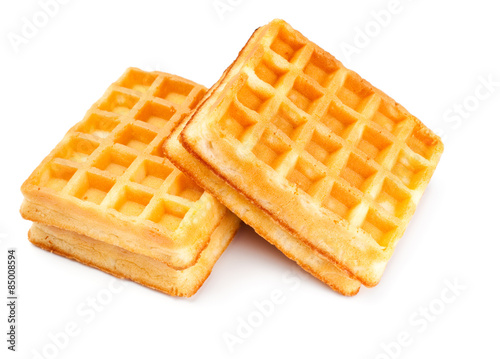 two soft waffles photo