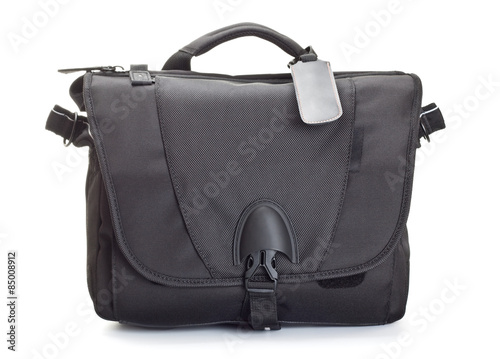 black bag for photo accessories