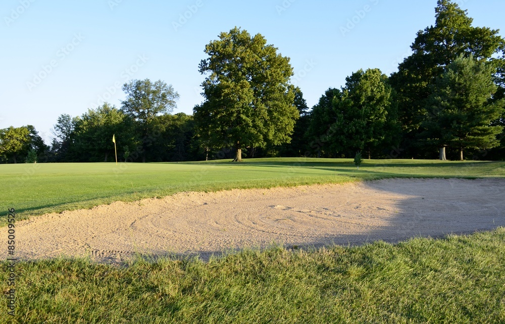 Obraz premium Beautiful Golf Course vistas, landscapes, scenery and features