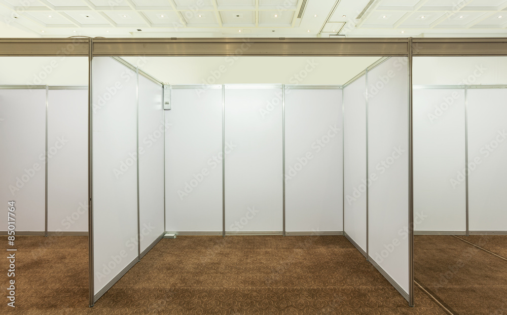 Booth with lighting