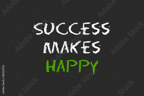 success to make happy script with blackboard