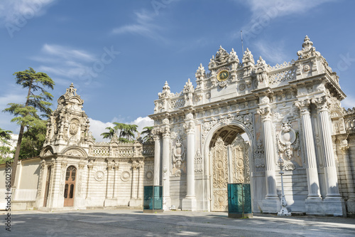 Gate of The Sultan, Dolmabahce Palace, Istanbul, Turkey