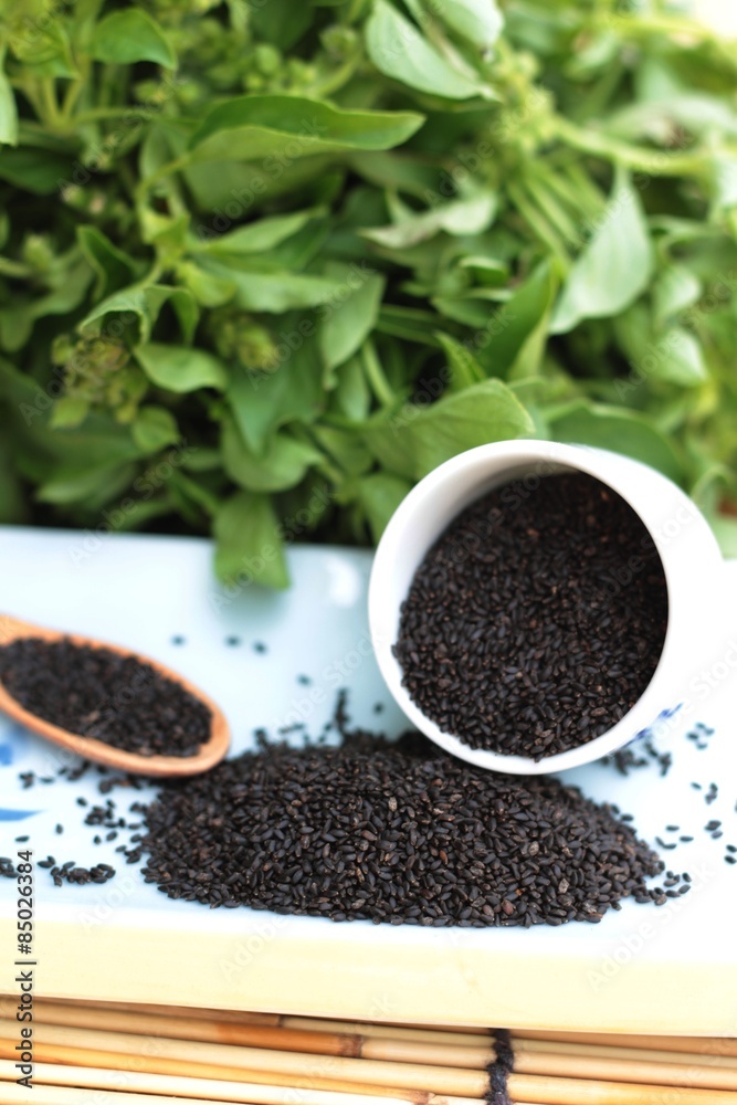 Basil seeds for fiber beverage and raw seed Basil seeds for fiber beverage and raw seed