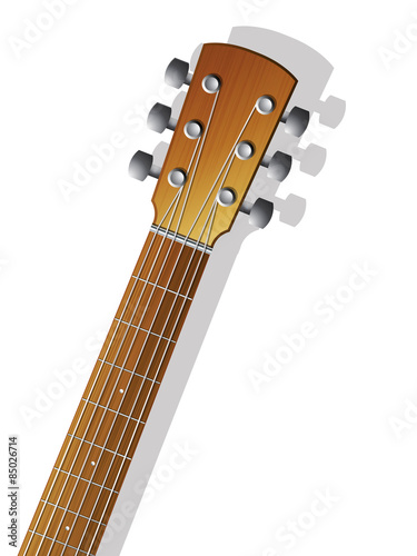 Acoustic guitar neck