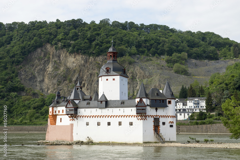 Burg Pfalzgrafenstein bei Kaub am Rhein, Deutschland