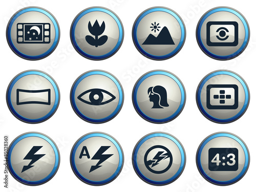 Photography Silhouette Icons