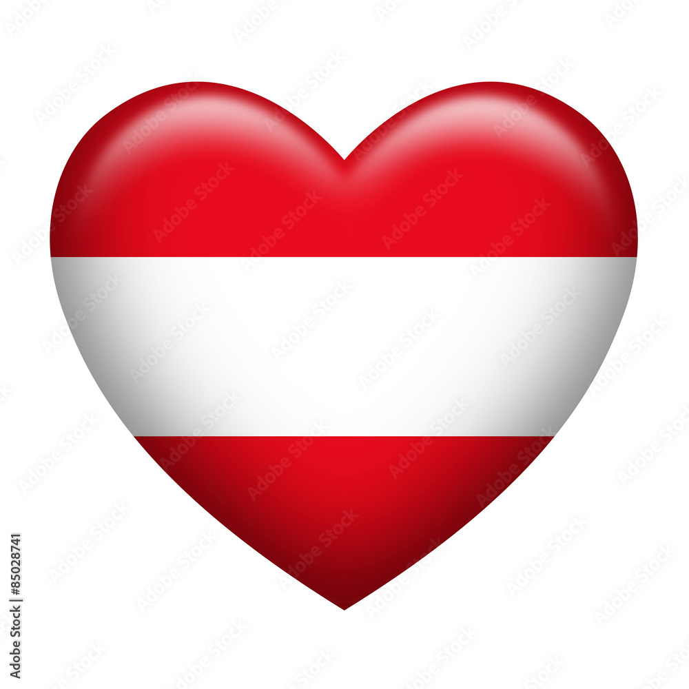 Austrian Insignia Heart Shape Austrian Insignia Heart Shape
