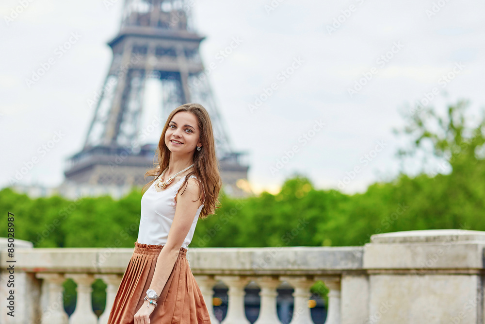 Beautiful young Parisian woman
