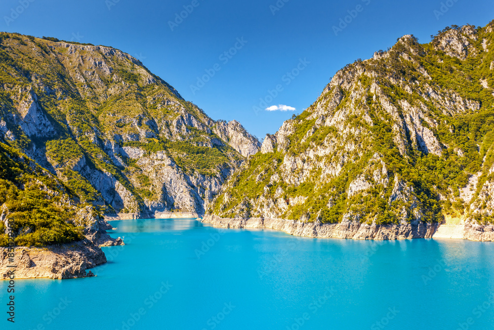 The Piva river in Montenegro The Piva river in Montenegro