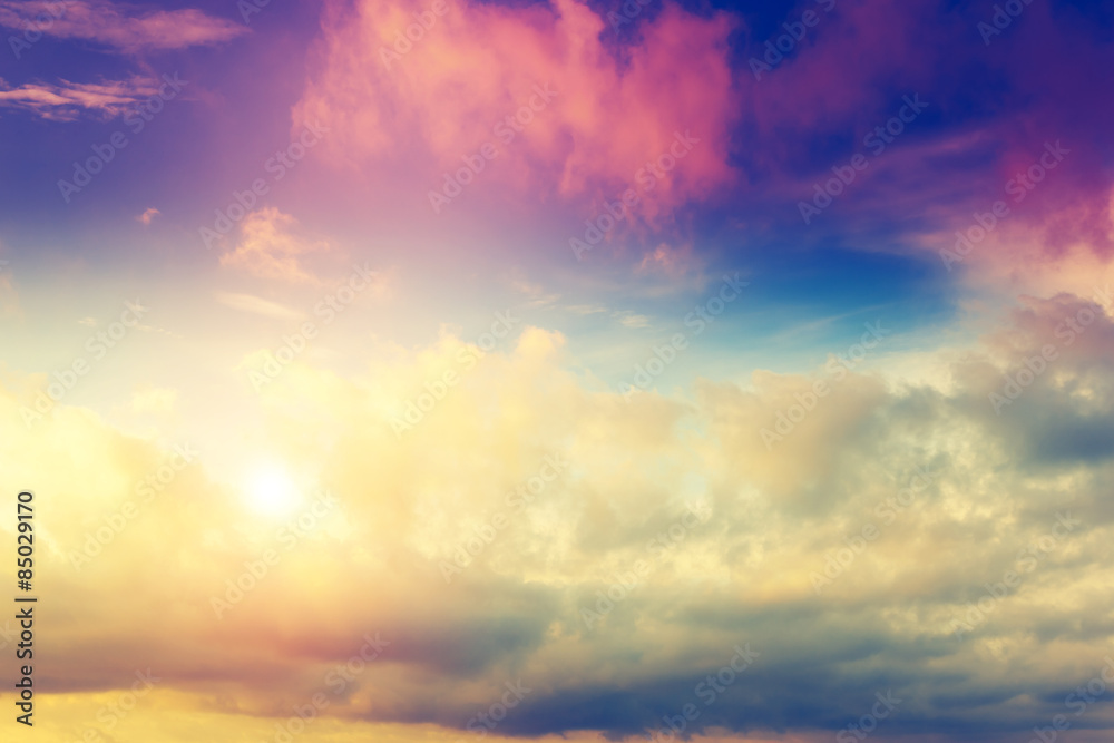 Obraz premium sunset sky