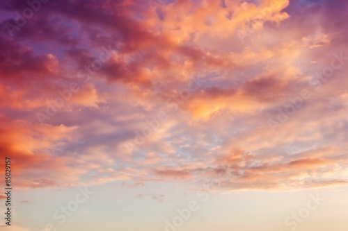 sunset sky © Leonid Tit