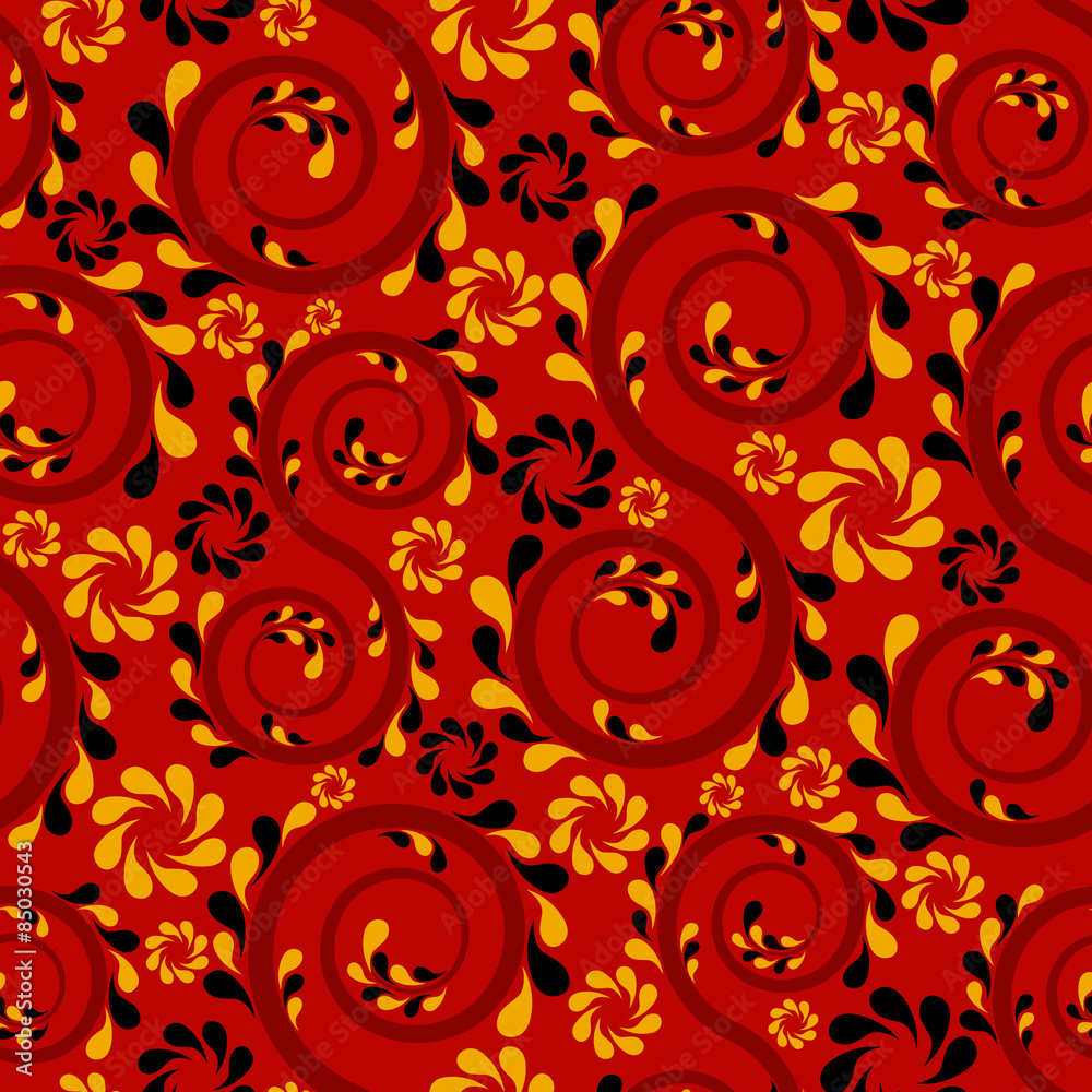 Swirl floral seamless Swirl floral seamless