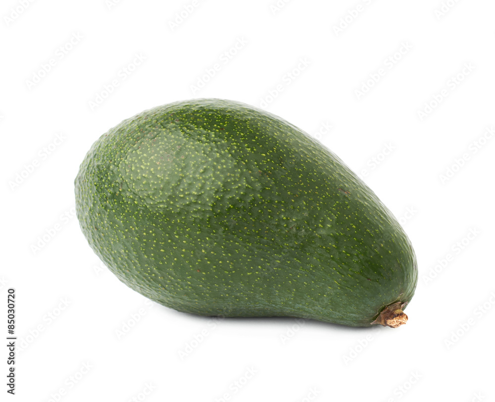 Single ripe avocado fruit isolated Single ripe avocado fruit isolated