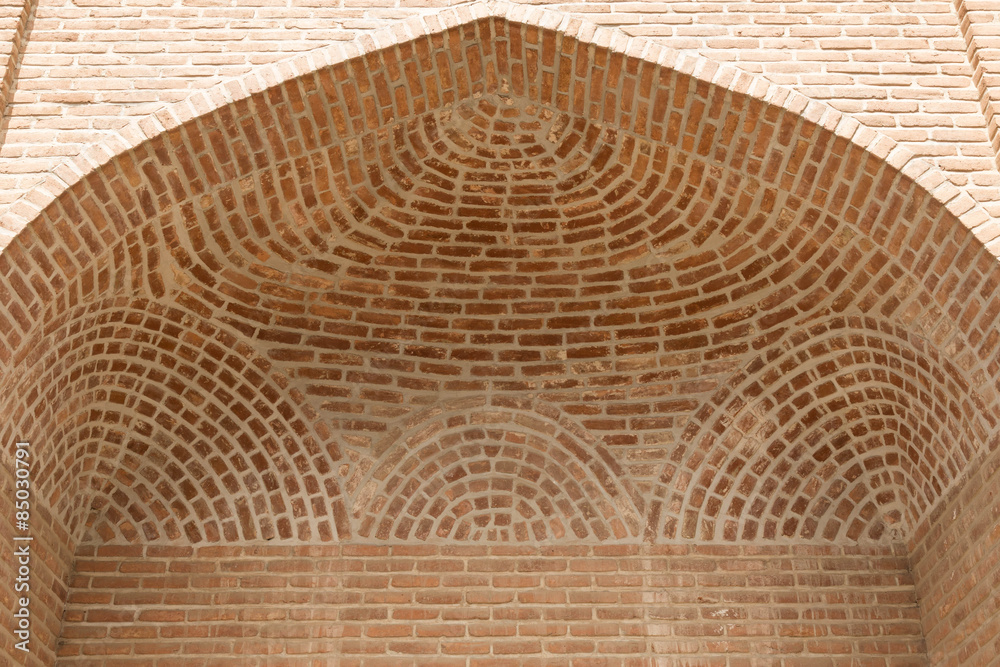 brick work in the Sheikh Safi mausoleum complex in Ardabil, Iran