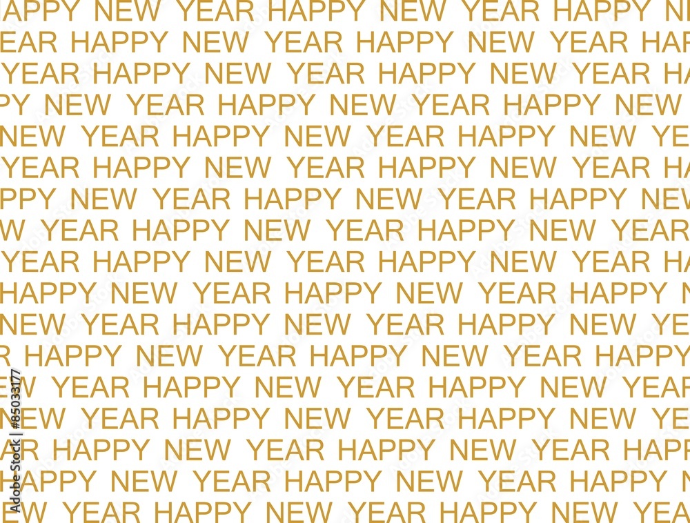 New Year's background with golden inscription happy new year New Year's background with golden inscription happy new year