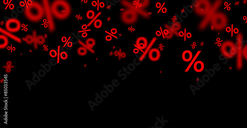 Blurred sale background.