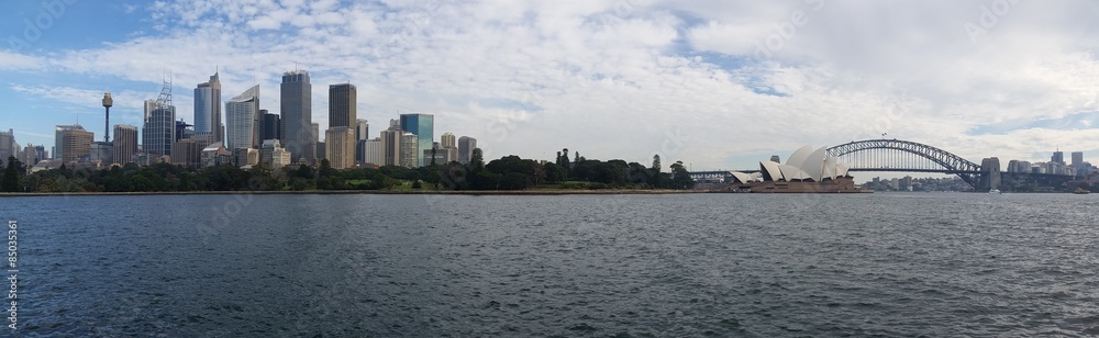 Sydney City from Mrs Macquarie Point
