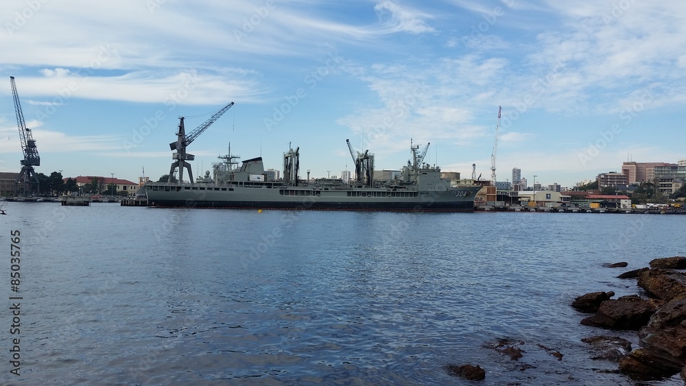 Navires de guerre, Wooloomooloo, Sydney, Australia