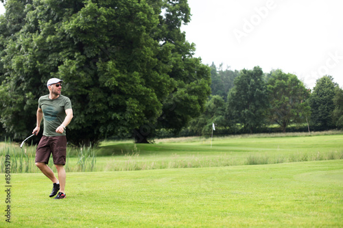 Golfspieler,mann, Golfer