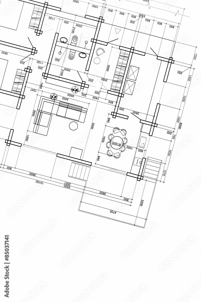 Fototapeta premium architectural floor plans