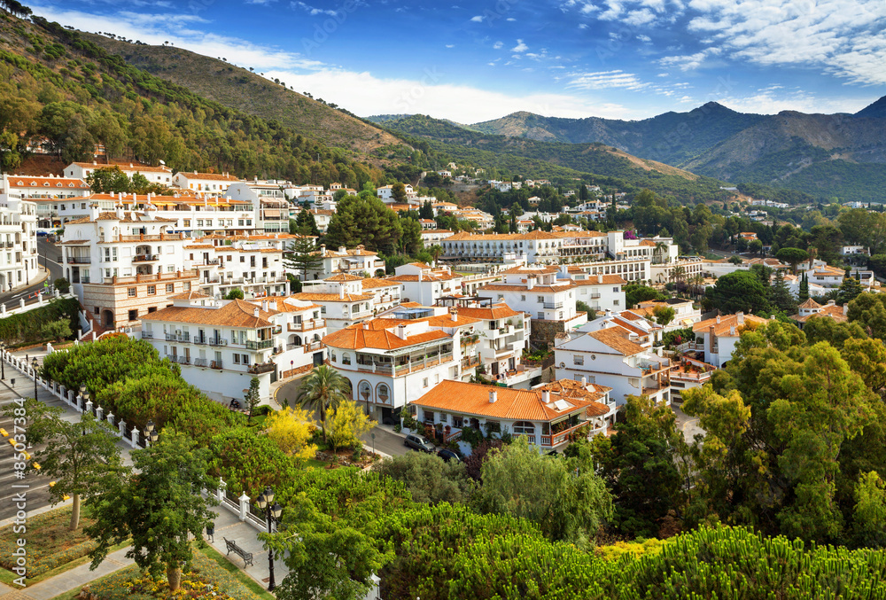 Mijas in Province of Malaga, Andalusia, Spain.