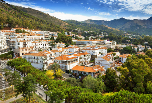 Canvastavla Mijas in Province of Malaga, Andalusia, Spain.