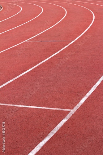 Running track for in the stadium.