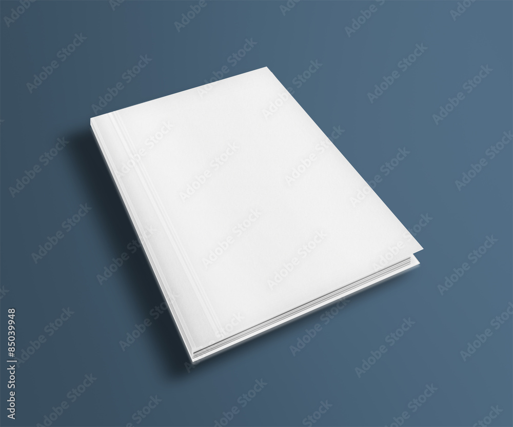 Blank book cover template. Blank book cover template.