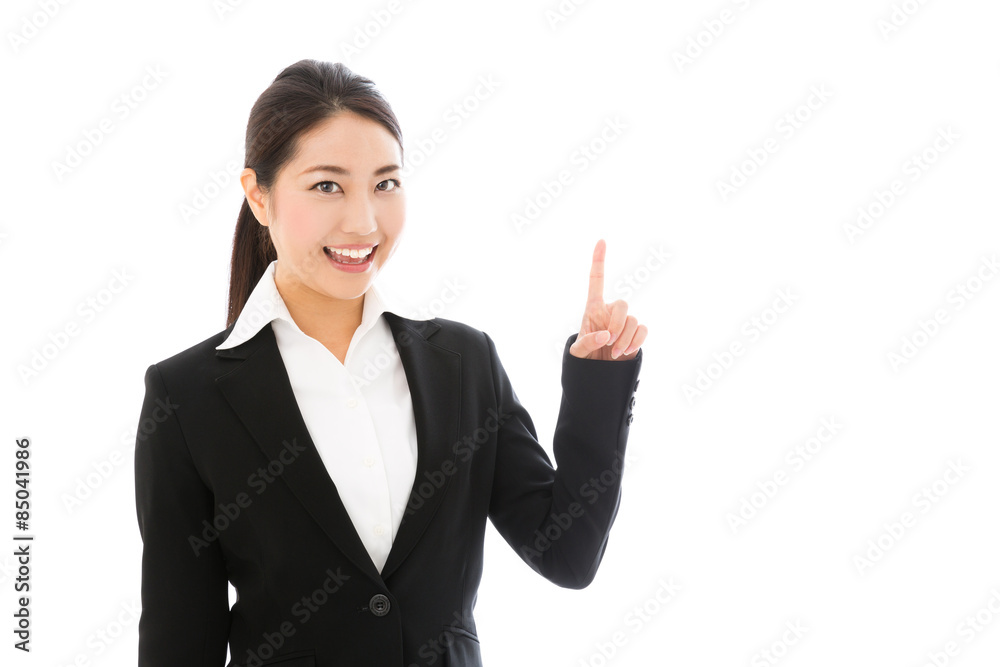 asian businesswoman on white background asian businesswoman on white background