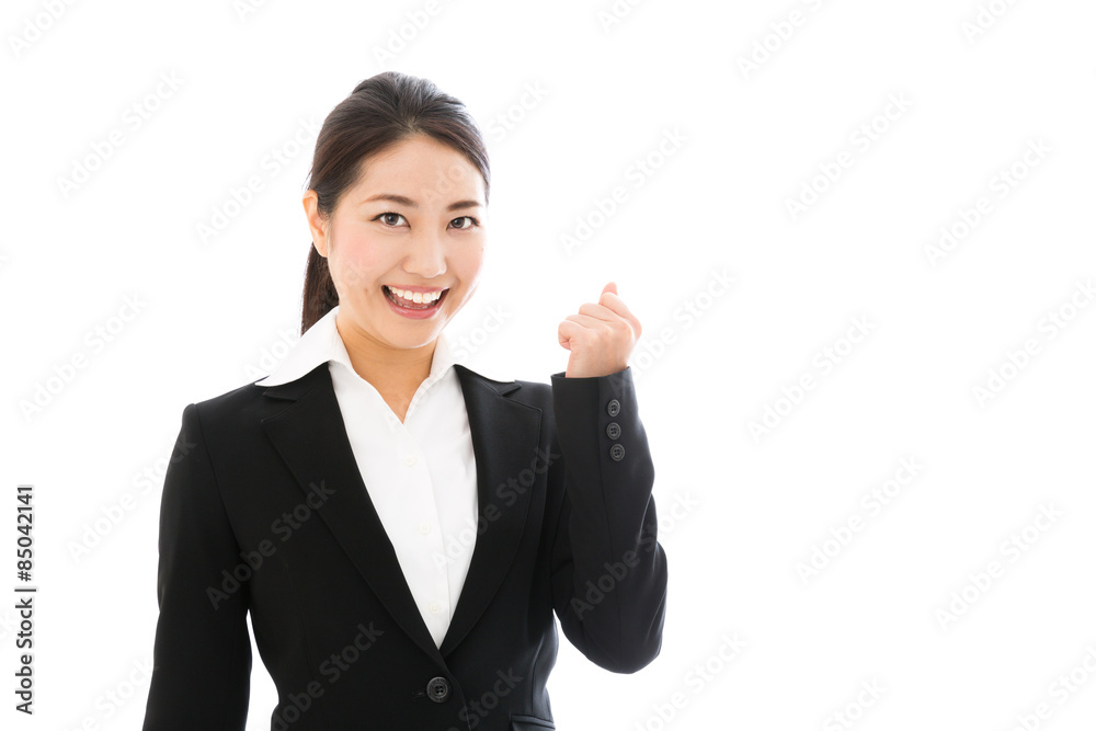 asian businesswoman on white background asian businesswoman on white background