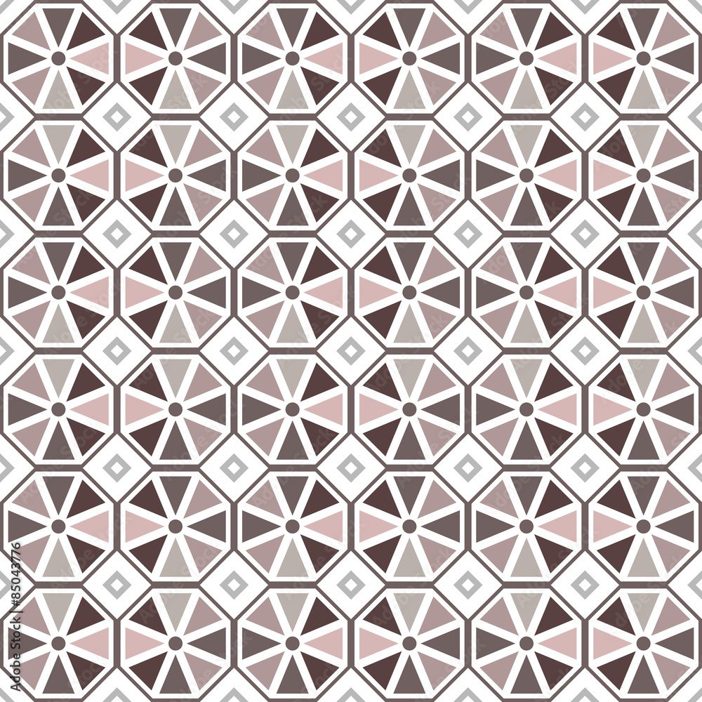 Vector seamless pattern. Stylish geometric seamless texture of colored hexagons. Vector seamless pattern. Stylish geometric seamless texture of colored hexagons.