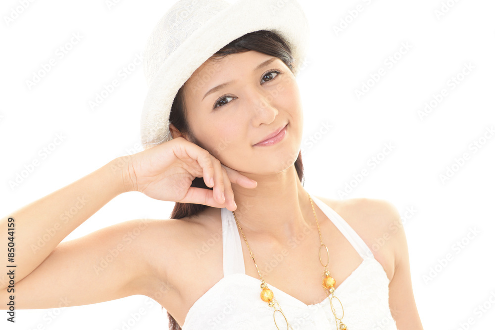 笑顔の女性 笑顔の女性