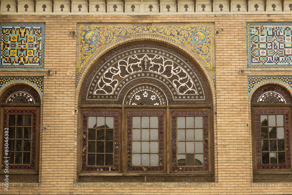 19th century Golestan palace in Tehran, Iran