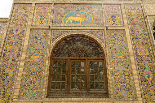 19th century Golestan palace in Tehran  Iran